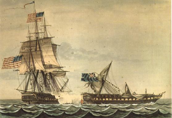 combattimento navale tra la "Constitution" e la "Java"